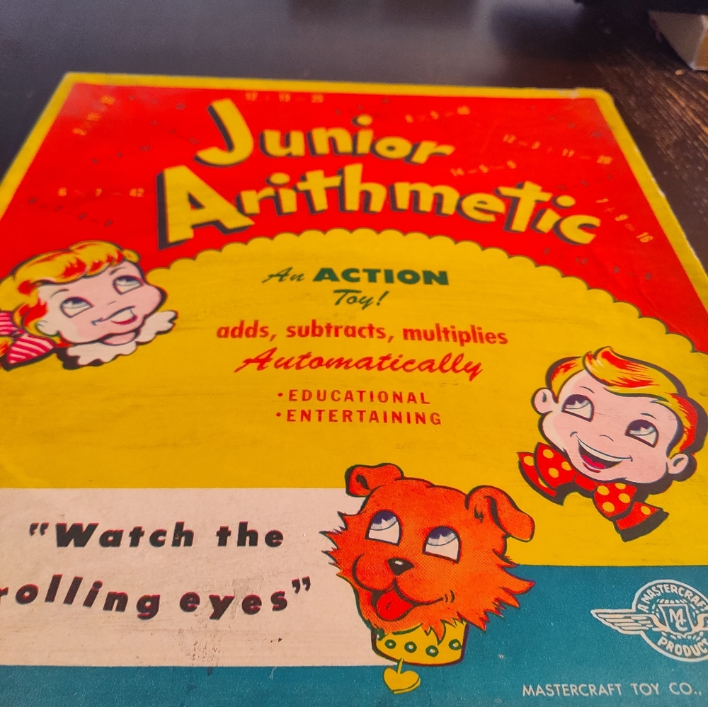Vintage junior arithmetic board